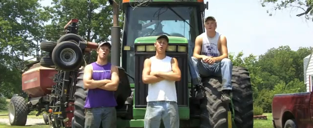 Drie Amerikaanse boeren scoren youtube-hit