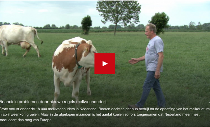 Nederlandse melkboeren willen steun met stront