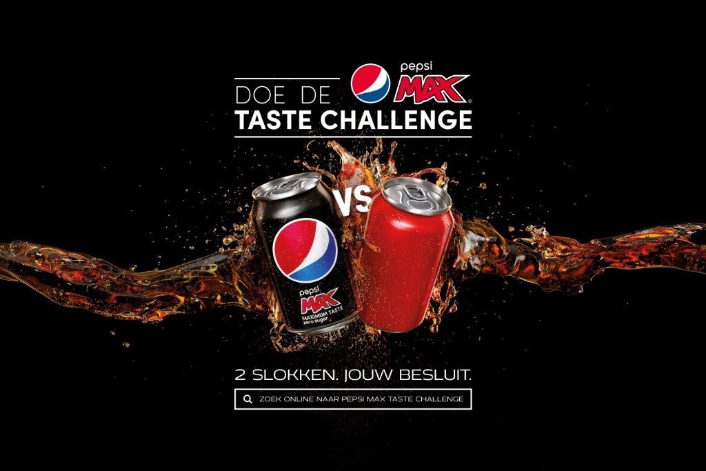 Daar is de Pepsi Challenge weer maar nu suikervrij Foodlog
